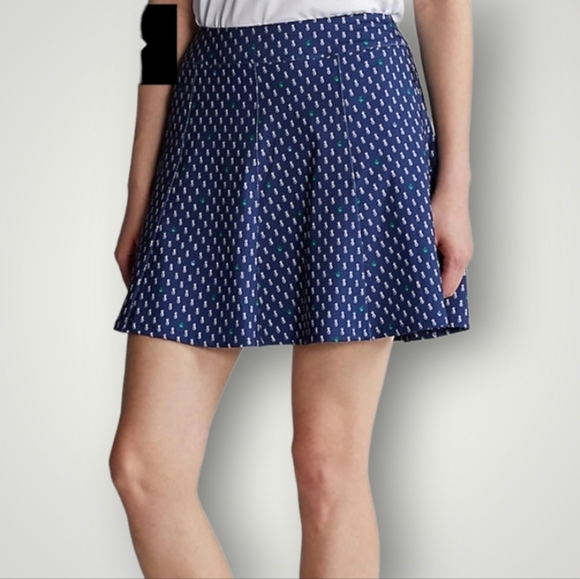 Rlx Ralph Lauren Skort‎ Womens S Pineapple Print Activewear A-Line Skater Flare - Picture 3 of 12